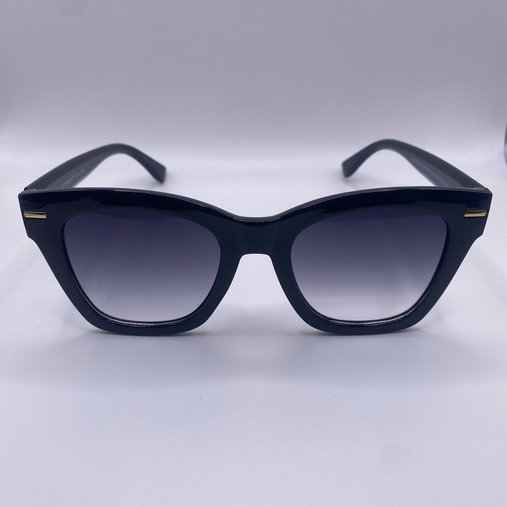 Aire Intergalactic Sunglasses Black Square Grey Lenses